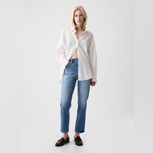 GAP Women's Cheeky High Rise Blue Jeans